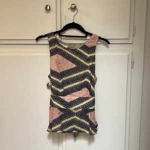 Cory Multicolored Summer Open Back Tank